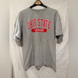 Champion Gray Ohio State Lacrosse Tee
